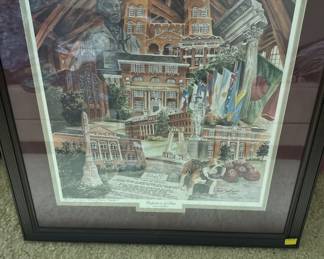 Number & Signed MSU Print