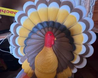 Vintage lighted turkey