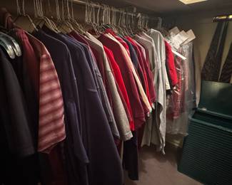 Golf Shirts - MSU
Button Down Shirts - all brands including Eddie Bauer 