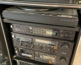 Kenwood electronics and a Betamax player