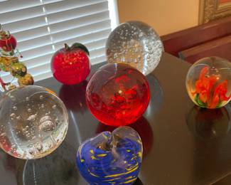 Blown glass spheres