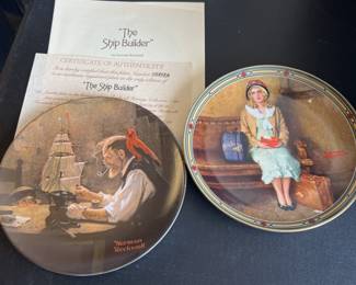 Norman Rockwell collectible plates