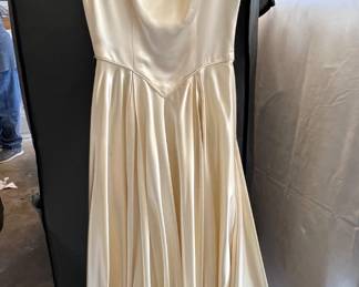 Vintage custom handmade wedding dress