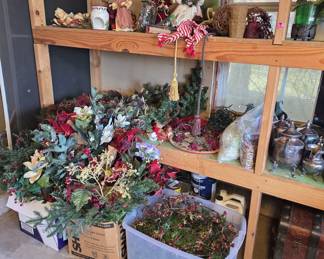 Christmas decor and greenery