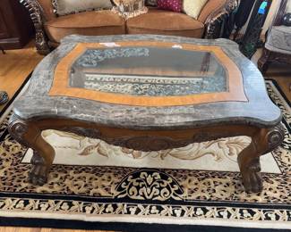 Michael Amini Signature Series by AICO ‘Eden’ Glass Coffee Table	