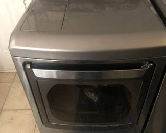 LG True Steam Sensor Dry Stainless Steel Dryer