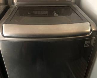 LG Wave Force Stainless Steel Top Load Washer