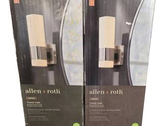 2 Allen and Roth Vanity Lights