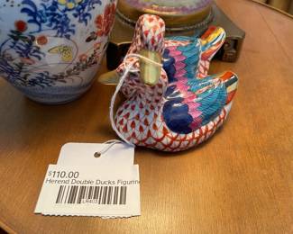 Herend Double Ducks Figurines