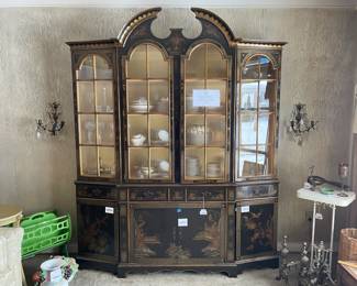 Scalia Chinoiserie China Cabinet (BL)