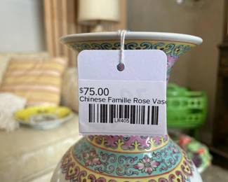 Chinese Famille Rose Vase