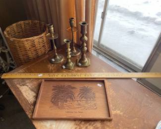 Candlestick Holders, Baskets