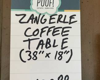 Zangerle Coffee Table