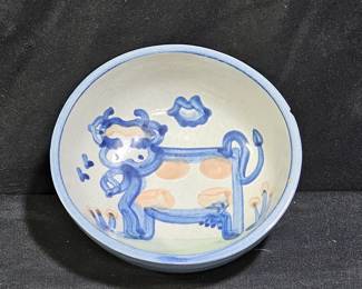 M.A. Hadley "Cow" Cereal Bowl