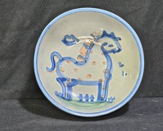 M.A. Hadley "Horse with Fence" Cereal Bowl