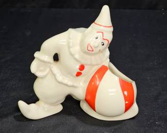 Vintage Clown with Ball Planter