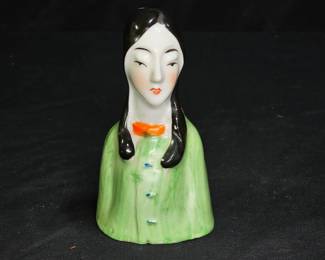 1930's Gentle Woman of Japan Ceramic Bell