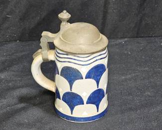 Antique Jugendstill Design Condiment Stein