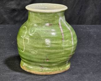Green Pottery Jug