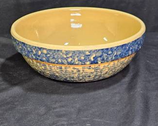 Blue Spongeware Bowl