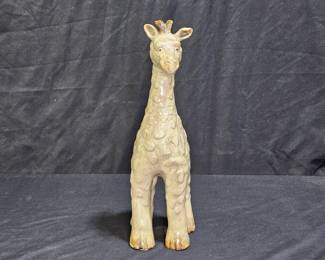Ceramic Spotted Giraffe Figurine
