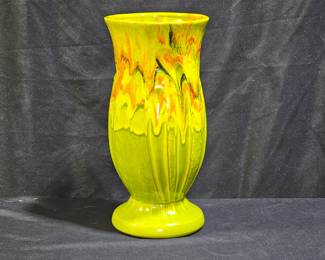 California Originals Large Pottery Yellow Vase