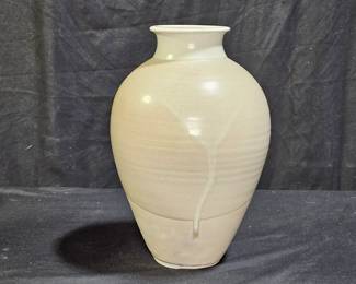Roycroft Pottery Cream Color Vase
