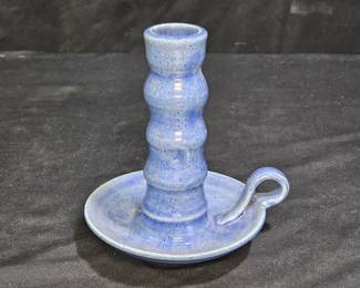 Garrow Pottery Glazed Finger Loop Candle Stick