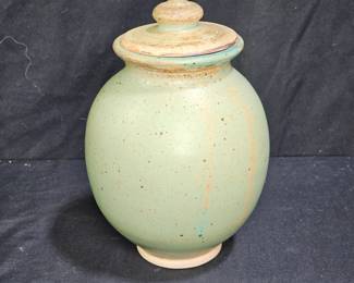 Green Tea Powder Glazed Pottery Vase
