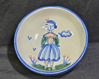M.A. Hadley "Farmer's Wife" Cereal Bowl