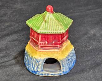 Vintage Lighthouse Ceramic Lamp