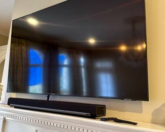 Samsung TV, 65" & Samsung Sound Bar 