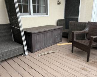 Deck box & outdoor furniture 