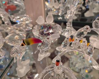 extensive Swarovski Bird collection-many hard to find pieces