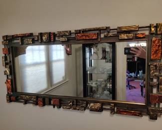 MCM stunning large, mirror