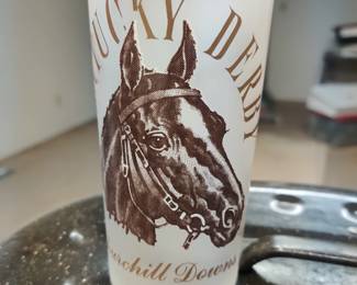 Kentucky Derby glasses-6 in original box! 1964!