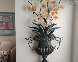large, metal wall art