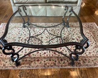 Iron coffee table