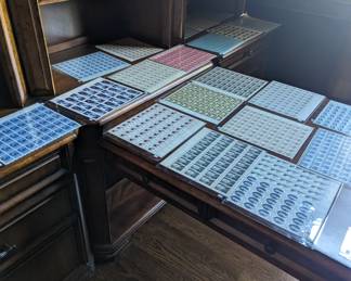 Massive stamp collection unused sheets