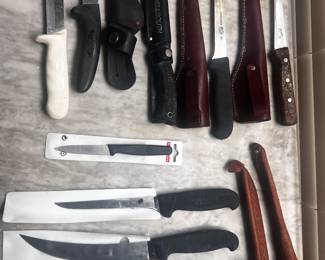 Fishing knife collection 