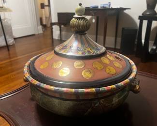 Mackenzie Childs Lidded Soup Tureen