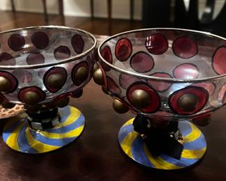 Mackenzie Childs Compote Bowls