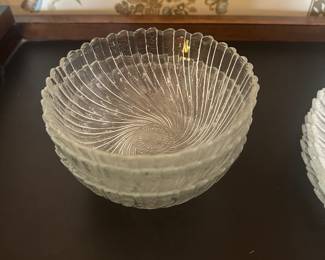 Arcoroc Seabreeze Glass Three Salad Bowls  