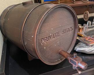 Private Stock Beer Barrel with Stand
