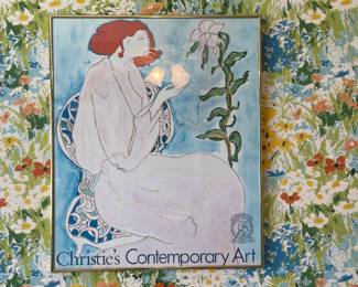 Vintage Christie's Contemporary Art Poster