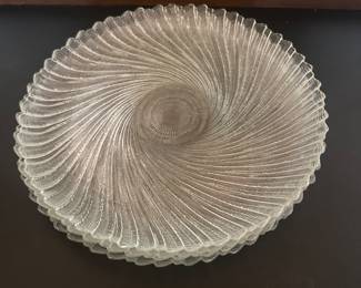 Arcoroc Seabreeze Glass Three Salad Plates