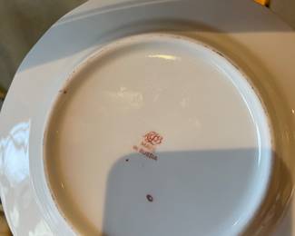 Vintage Imperial Lomonosov Porcelain Teacup and Saucer Cobalt Gold Net Pattern