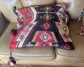Large Kilim Down Accent Pillow - Set of 2 -