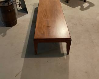 MCM Low Walnut Coffee Table from White Furniture Company