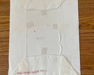 Vintage Vietnam Embroidery Yarn Wall Art